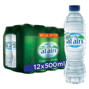 Al Ain Bottled Drinking Water Low Sodium Value Pack 12 x 500 ml