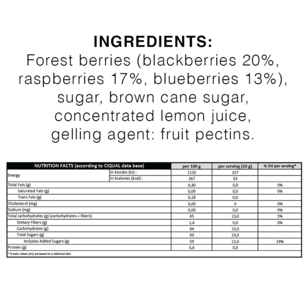 Bonne Maman Fruit Of The Forest Jam 370 g