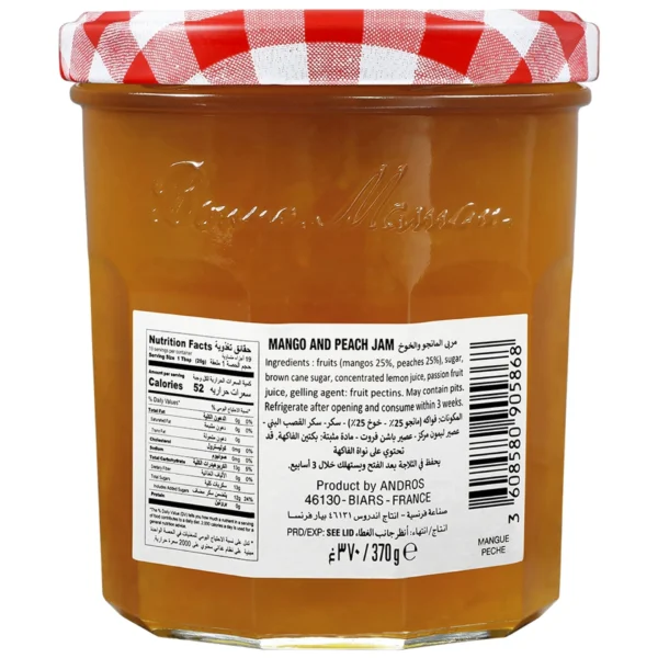 28256b33-350a-4de8-8454-55cdac3668f1_size1920_cropCenter Bonne Maman Mango Peach Preserve 370 g