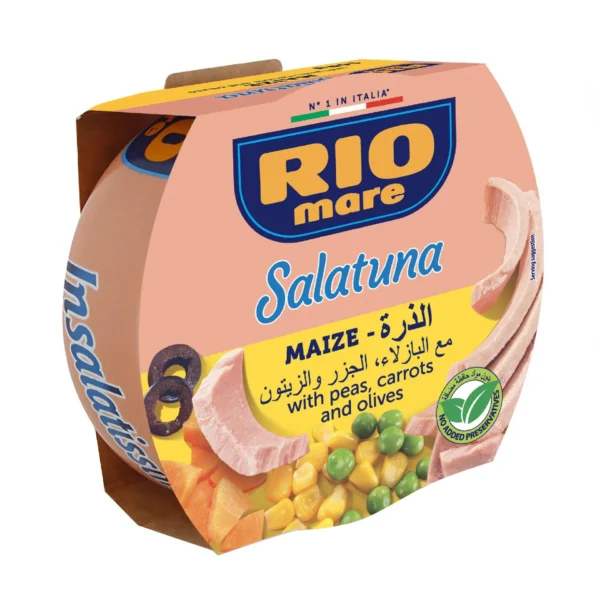 Rio Mare Salatuna Maize With Peas Carrots And Olives 160 g