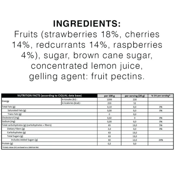 Bonne Maman Four Fruits Preserve 370 g