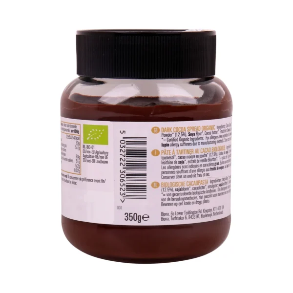 55c108e6-ab5e-4aff-a80e-9f0f12362886_size1920_cropCenter Biona Organic Organic Dark Cocoa Spread 350 g