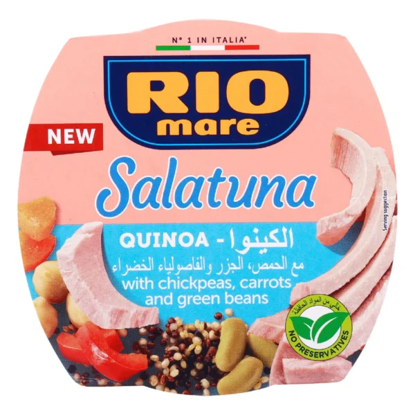 5b4ece1d-f772-41e0-ba6d-b960527b36c1_size1920_cropCenter Rio Mare Salatuna Quinoa With Chickpeas Carrots & Green Beans 160 g