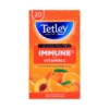Tetley Super Fruits Immune With Vitamin C Peach And Orange Tea Bags 20pcs