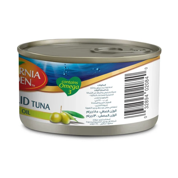California Garden Canned White Tuna Solid In Olive Oil 185 g