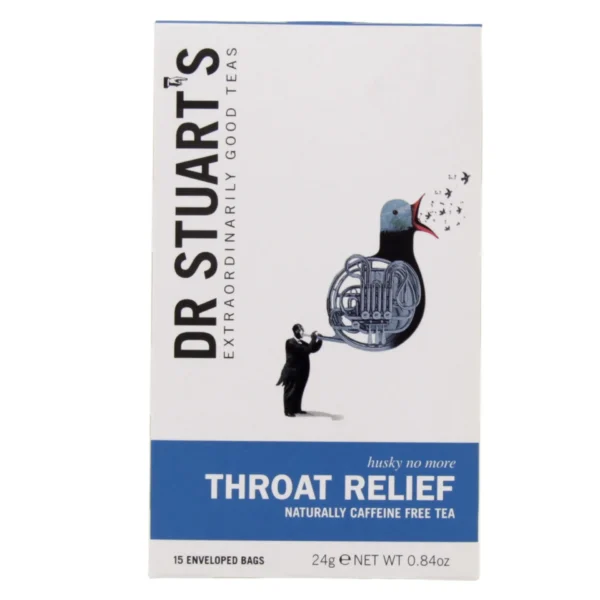 Dr Stuart's Throat Relief Naturally Caffeine Free Tea 15 pcs