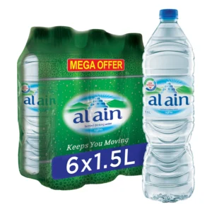 Al Ain Bottled Drinking Water Low Sodium Value Pack 6 x 1.5 Litres