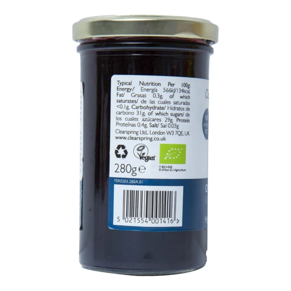 a7c9fc10-4065-490a-9b9d-31cd5a41f6e2_size1920_cropCenter Clearspring Organic Blueberry Fruit Spread 280 g