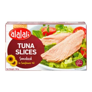 Al Alali Smoked Tuna Slices In Sunflower Oil 100 g
