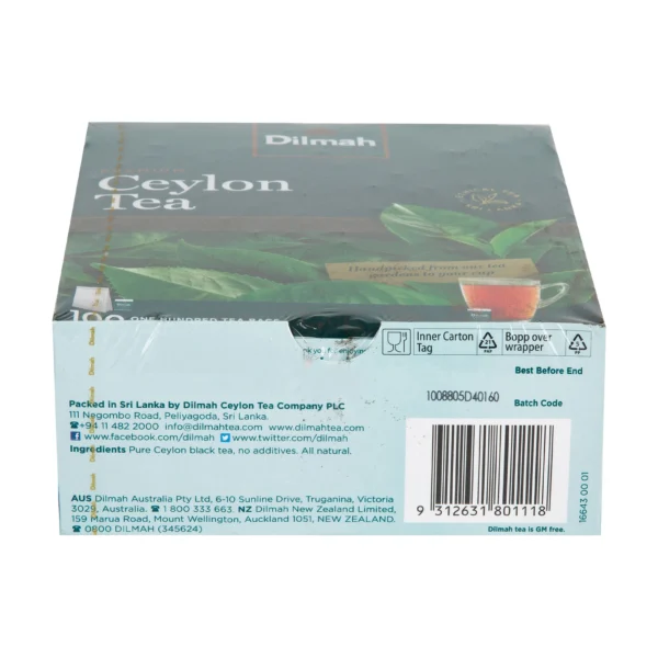 e27ae407-ccdb-43f0-851e-2e23be3cc5ec_size3840_cropCenter Dilmah Ceylon Tea 100 Teabags 200 g