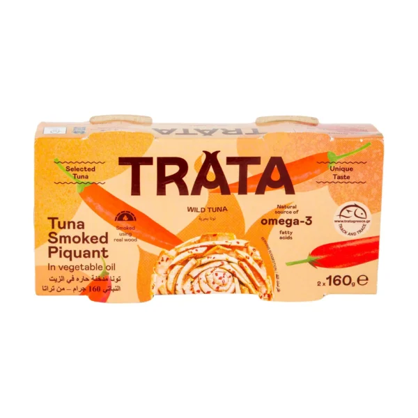 Trata Spicy Smoked Tuna In Vegetable Oil 2 x 160 g