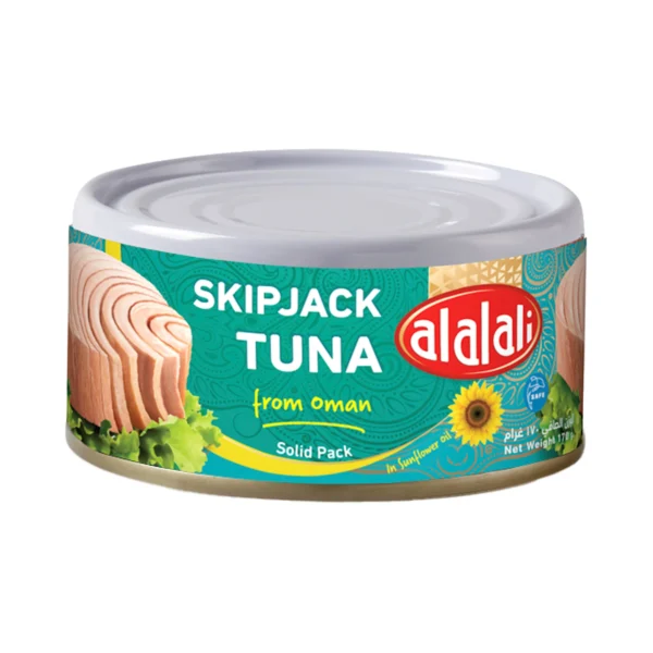 Al Alali Skip Jack Tuna Solid Pack In Sunflower Oil 170 g