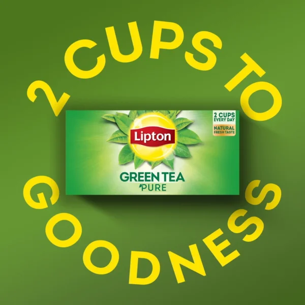 Lipton Pure Green Tea Value Pack 50 Teabags 75 g