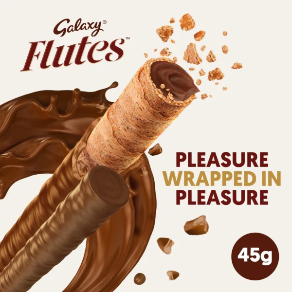 Galaxy Flutes Chocolate 4 Fingers 45 g
