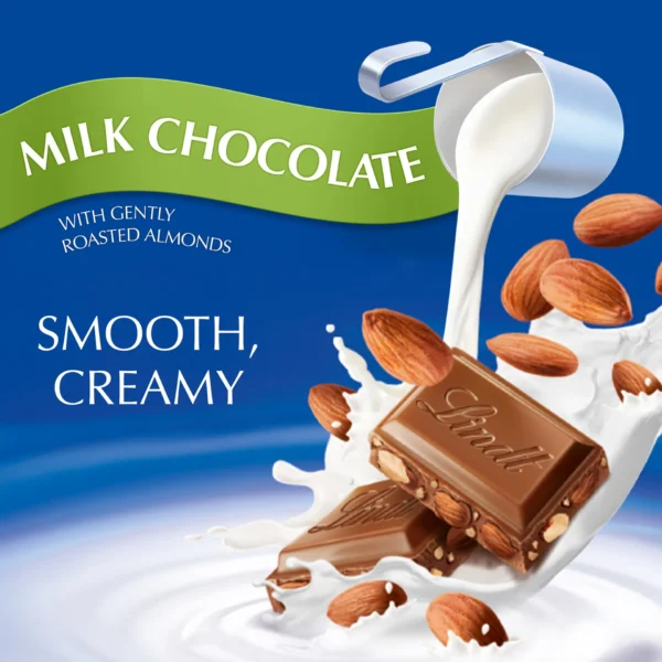 Lindt Swiss Classic Milk Chocolate with Almonds 100 g