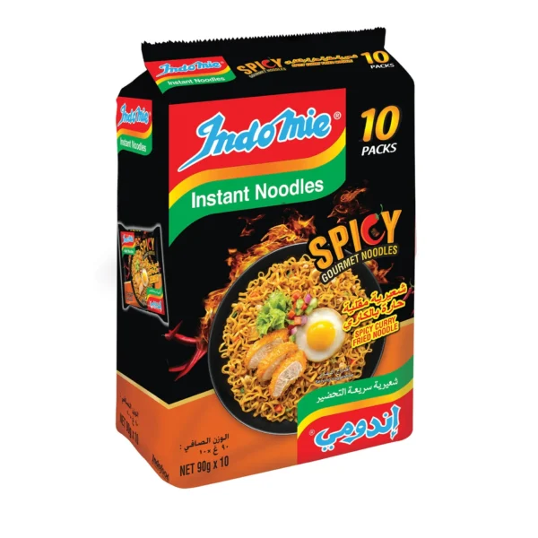 1466185d-859e-4abe-bc51-f84a670a9d9e_size1920_cropCenter Indomie Fried Instant Noodles Spicy Curry Value Pack 10 x 90 g
