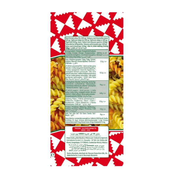 1627e472-2c1a-4941-8852-4984dc256cfb_size1920_cropCenter Panzani Fusilli Tricolore Pasta 500 g