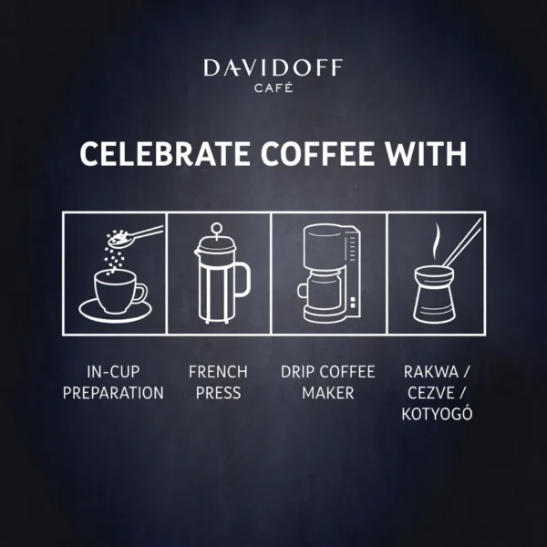 Davidoff Coffee Espresso 57 Dark & Chocolatey Ground Coffee 250 g