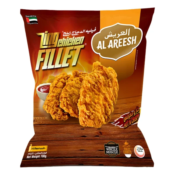 Al  Areesh Hot N Crispy Zing Chicken Fillet Value Pack 700 g
