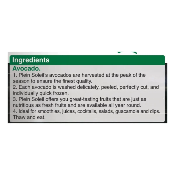 Plein  Soleil Avocado Chunks 400 g