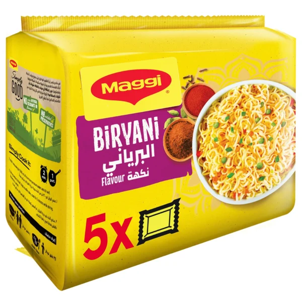 27bc7fb9-98d2-43cb-a8d1-c16432735a96_size1920_cropCenter Maggi 2 Minute Biryani Flavour Instant Noodles 5 x 77 g
