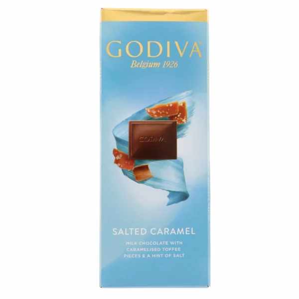 Godiva Salted Caramel Milk Chocolate With Caramelised Toffee 90 g