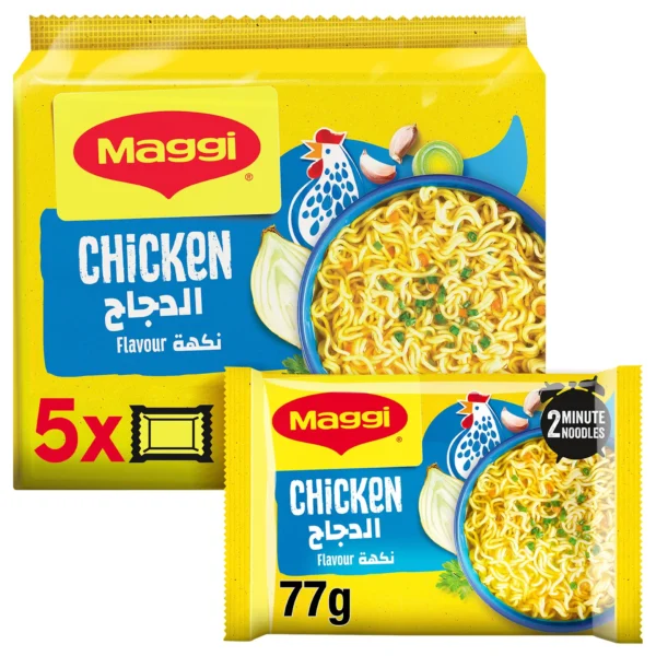 386b073d-31c9-4d0b-8947-46c6540e2977_size1920_cropCenter Maggi 2 Minute Chicken Flavour Instant Noodles 5 x 77 g