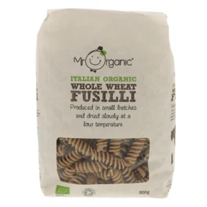 Mr. Organic Italian Organic Whole Wheat Fusilli Pasta 500 g