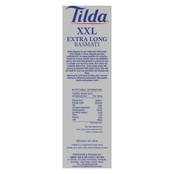 4eb5b992-1ae4-40da-82d1-9cb8d9b6980d_size1920_cropCenter Tilda Grand XXL Extra Long Basmati Rice 5 kg