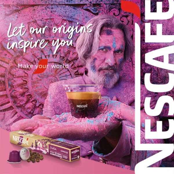 Nescafe Farmers Origins India Espresso Intensity 9 Coffee Capsules 10 pcs 44 g
