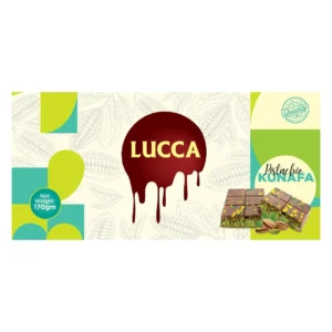 Lucca Pistachio Kunafa Chocolate Bar 170 g
