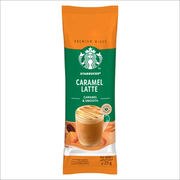 Starbucks Caramel Latte Caramel & Smooth Premium Instant Coffee Mix 5 x 23 g