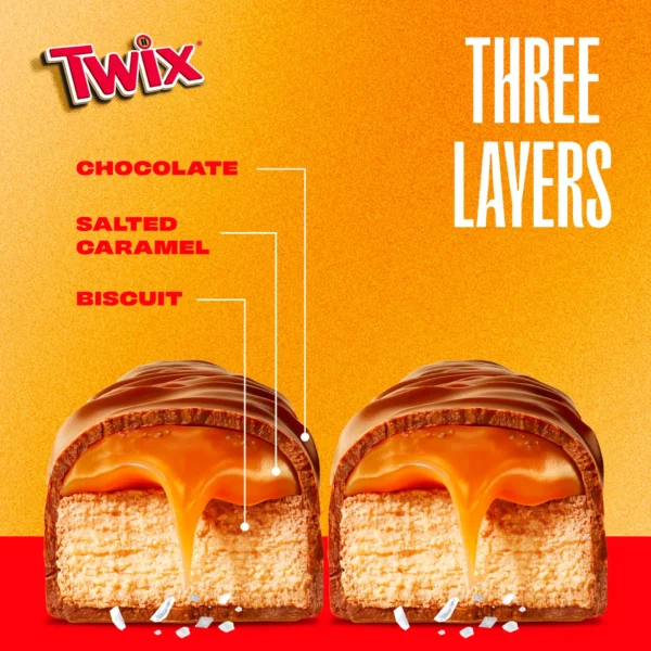 Twix Minis Salted Caramel Chocolate Bar 12 pcs 174 g