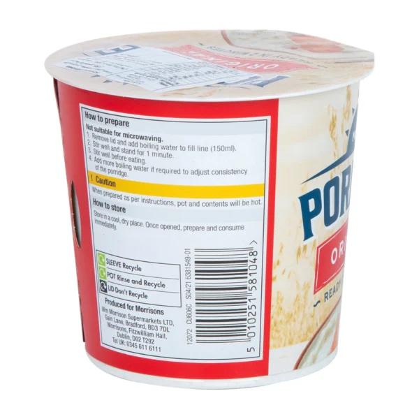 Morrisons Original Porridge 55 g