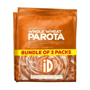 iD Frozen Whole Wheat Parota Value Pack  3 x 400 g