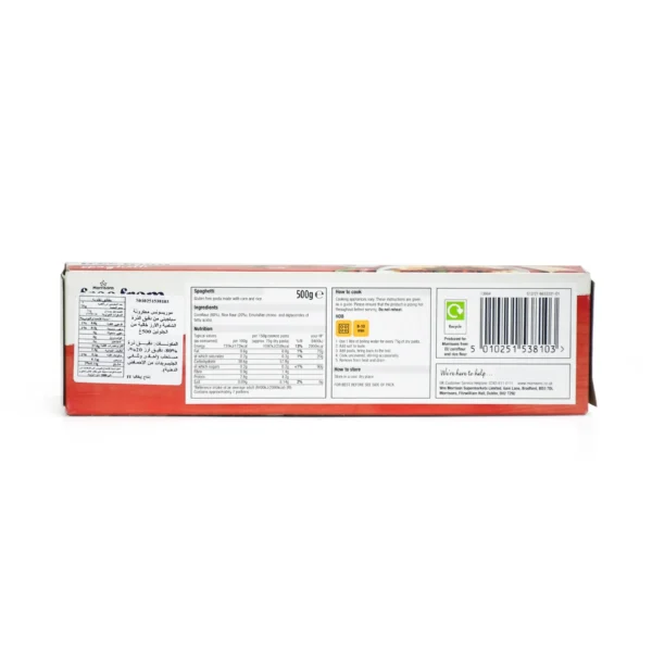 Morrisons Free From Gluten Spaghetti Pasta 500 g