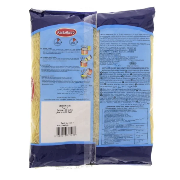 Pasta Ricco Vermicelli 400 g