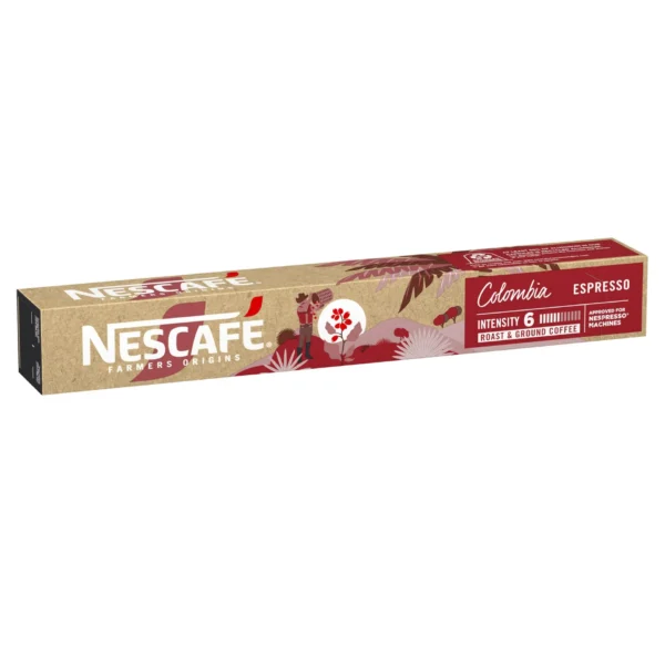 Nescafe Farmers Origins India Espresso Intensity 9 Coffee Capsules 10 pcs 44 g