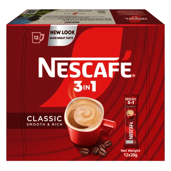 Nescafe Classic 3in1 Coffee Mix 12 x 20 g