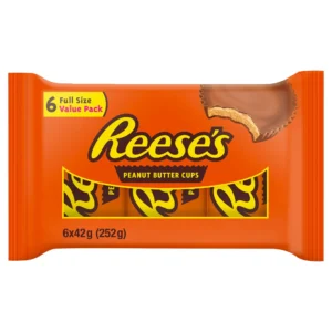 Reese's Chocolate Peanut Butter Cups 6 Pack 252 g