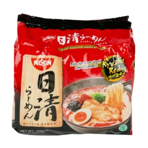 Nissin Ramen Kyushu Red Flavour Instant Noodles 5 x 106 g