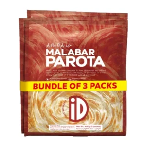 iD Frozen Malabar Parota Value Pack 3 x 400 g