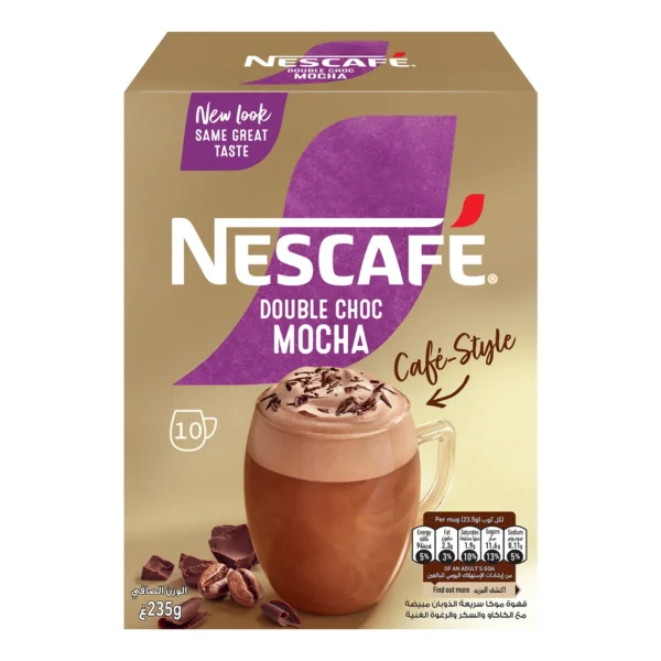 Nescafe Double Choco Mocha Coffee Mix 10 x 23.5 g