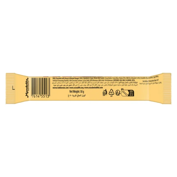 708897d8-2fac-40f9-a30b-cdd038d6de6b_size1920_cropCenter Toblerone Swiss Milk Chocolate Bar with Honey and Almond Nougat 50 g