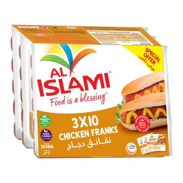Al Islami Chicken Franks 3 x 340 g