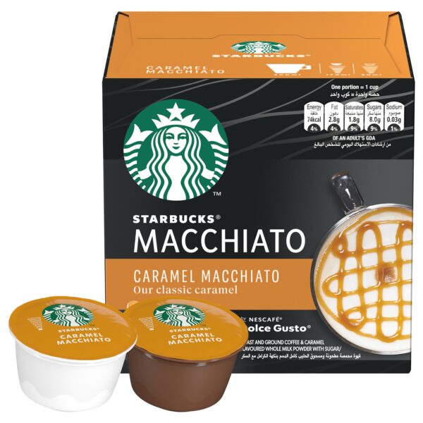 Starbucks Caramel Macchiato by Nescafe Dolce Gusto Coffee Pods 127.8 g