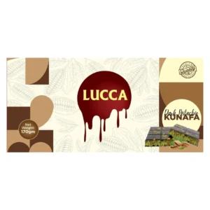 Lucca Dark Pistachio Kunafa Chocolate Bar 170 g