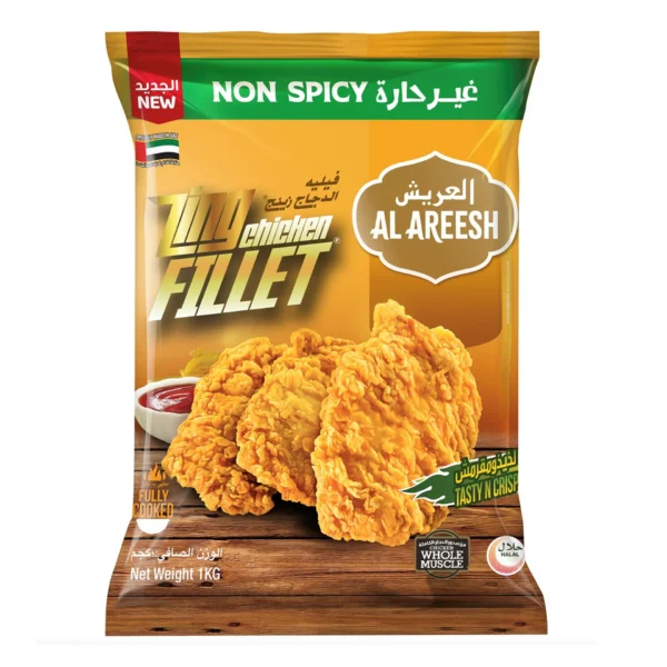 Al  Areesh Non Spicy Zing Chicken Fillet Value Pack 1 kg