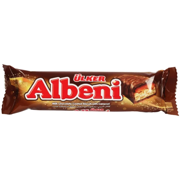 Ulker Albeni Milk Chocolate Biscuit With Caramel 24 x 31 g