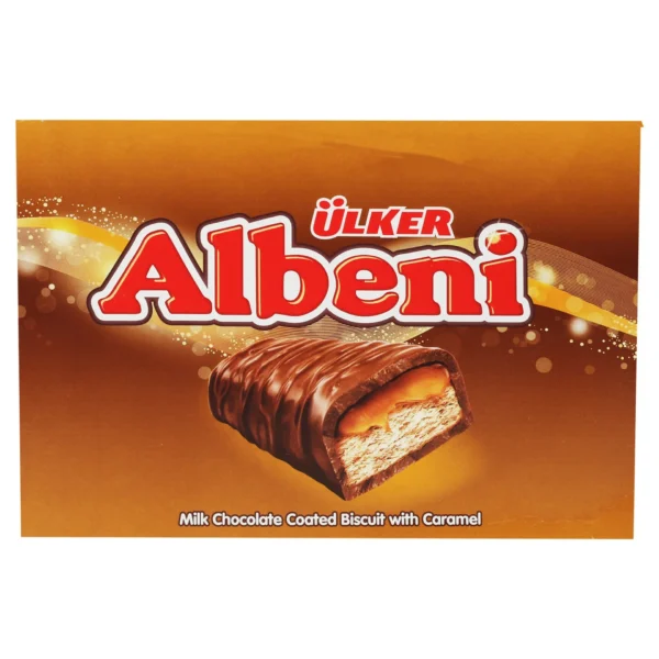 Ulker Albeni Milk Chocolate Biscuit With Caramel 24 x 31 g
